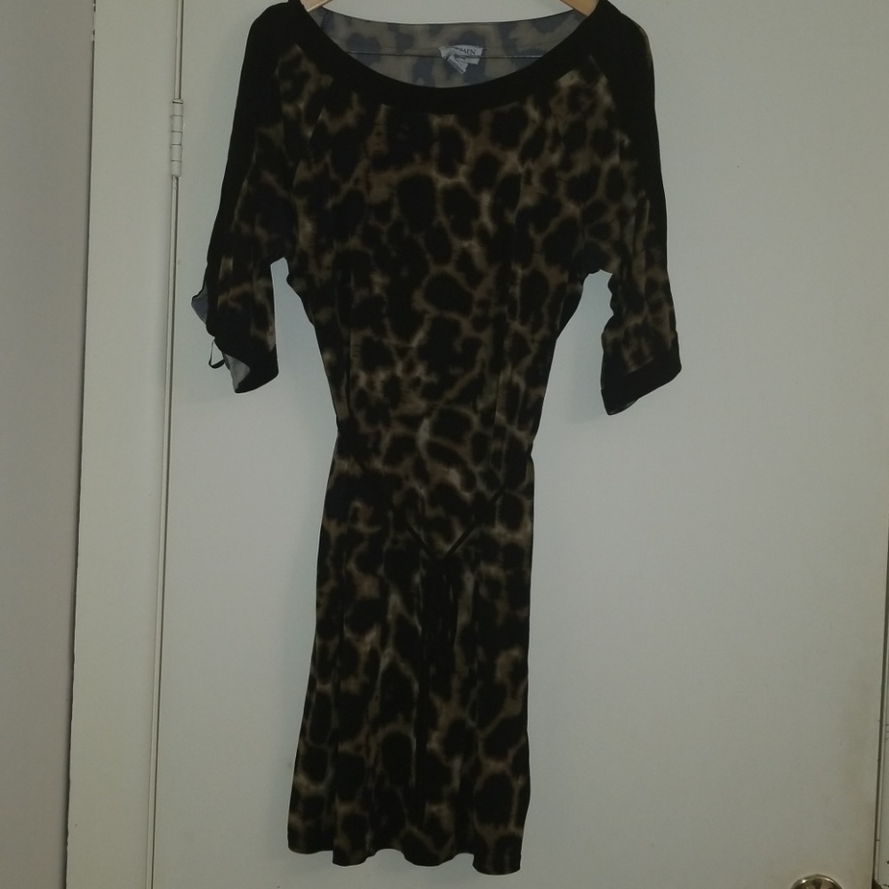 Animal print dress